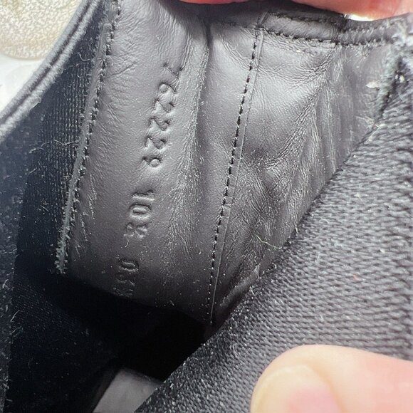 Gucci Chelsea Leather Interlocking GG Ankle Boots Black Men’s UK 10.5 US 11 - Picture 13 of 14